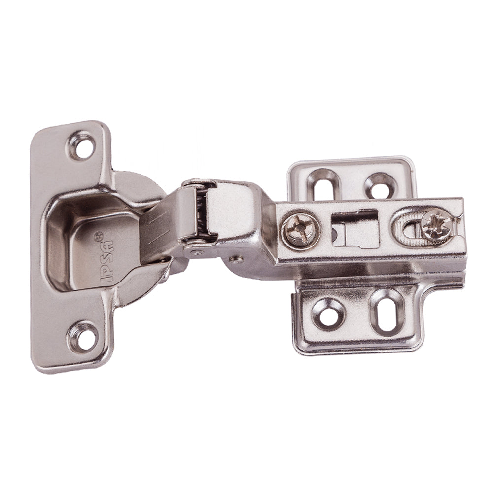 IPSA E Series Non Soft Close Slide On Auto Cup Cabinet Hinge 15 Crank Thickness 14-21 mm Pack of 1 Pair